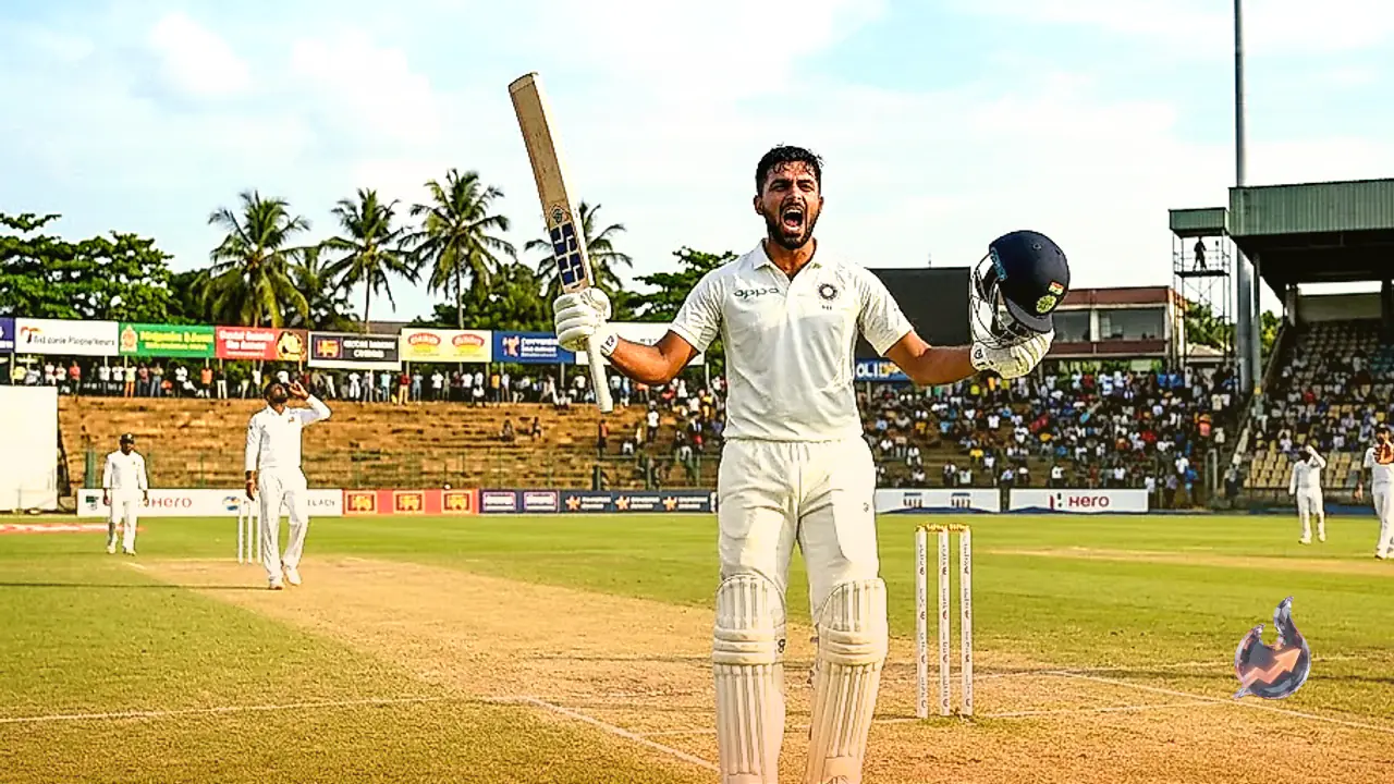 Gurnoor Brar Blasts 4 Sixes in an Over Against Sri Lanka XI in Warmup Match