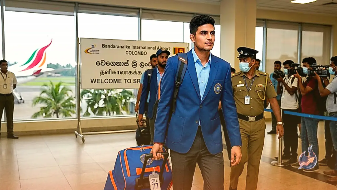 Team India Arrives in Sri Lanka Under Shubman Gill Captaincy Ahead of Test Series