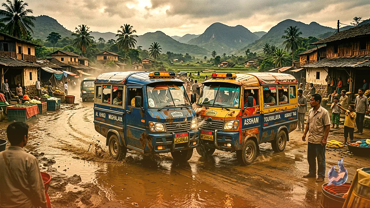 Standoff Persists at Umiam as Meghalaya Tourist Taxi Association Continues Protest Over Vehicle Movement