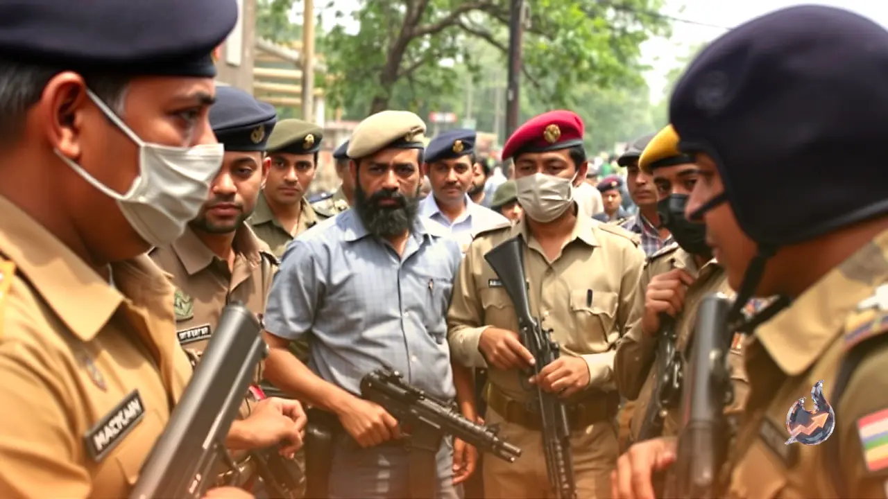 सोनीपत में एसटीएफ और दिल्ली क्राइम ब्रांच की मुठभेड़, लॉरेंस गैंग का शूटर रोहित गोली लगने के बाद दबोचा गया