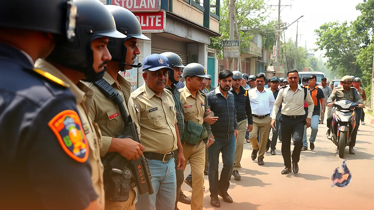 STF Team Attacked While Intervening in Clash on Bhondsi Jail Road, Constable Injured After Vehicle Runs Over Him