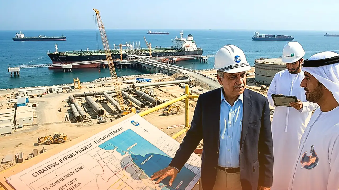 Saudi Arabia and UAE Plan $1 Billion Bypass for Strait of Hormuz as Engineers India Eyes Major Consulting Contracts