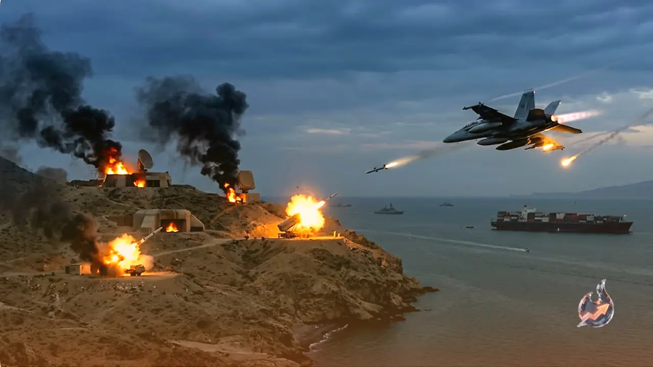 US Launches Retaliatory Airstrikes on Iran Following Strait of Hormuz Cargo Ship Drone Attack