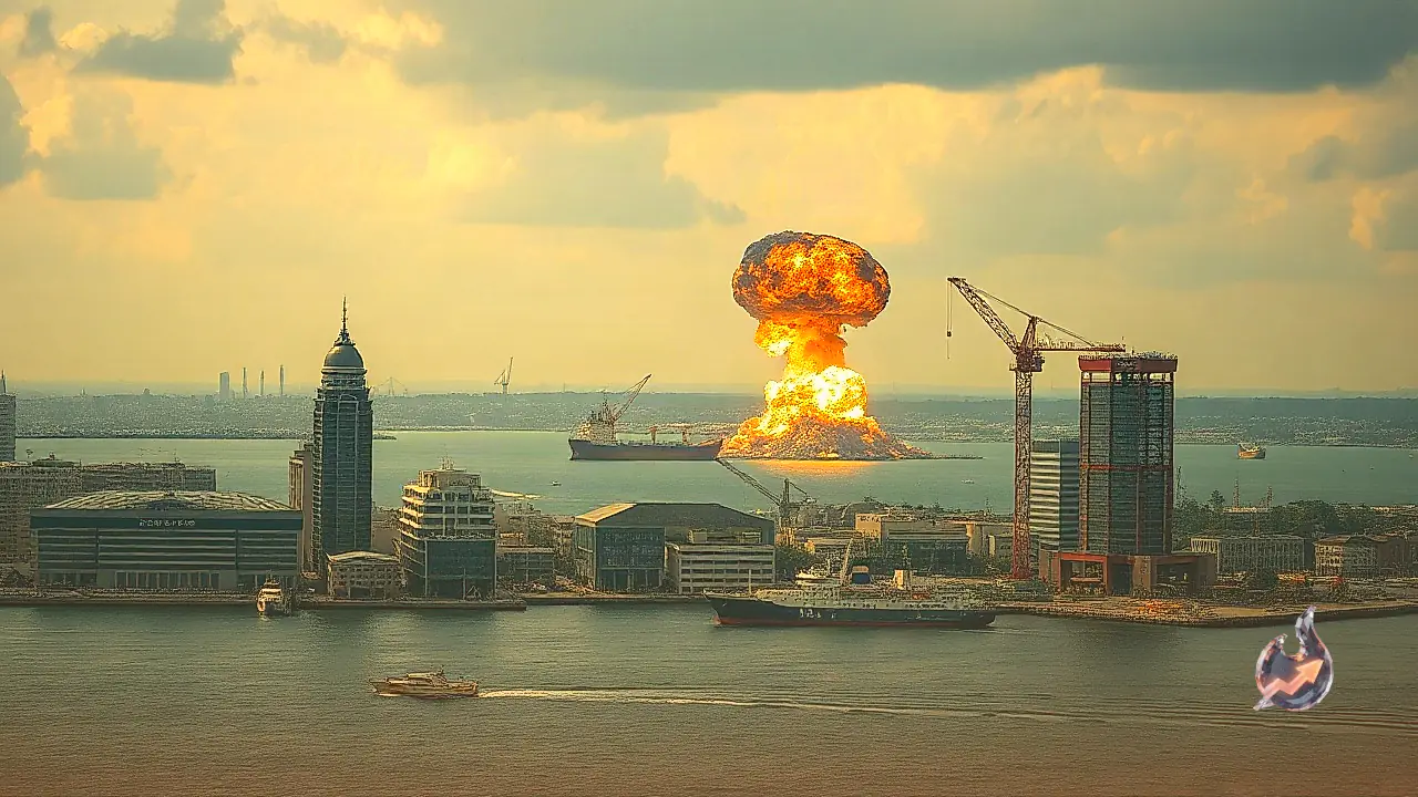 Blast Reported Near Iran’s Qeshm Island as Global Crude and Currency Markets React
