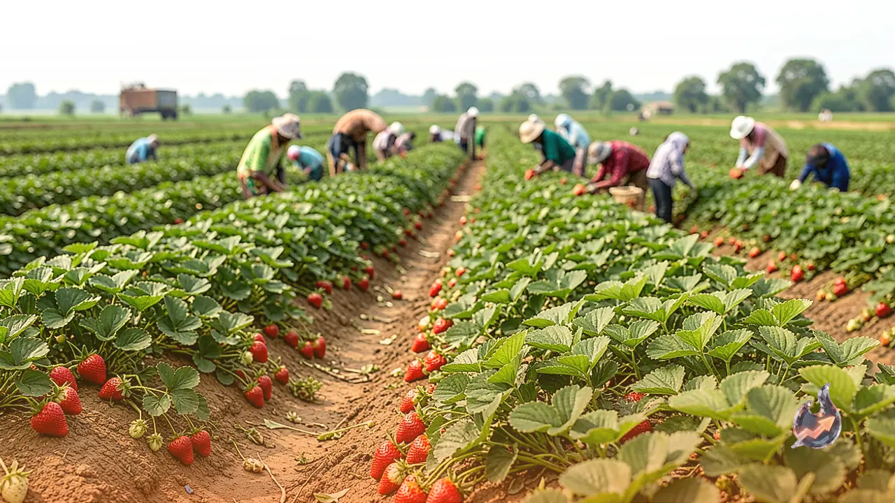 Strawberry Farming Set to Boost Farmers Income in Palamu with High Yields