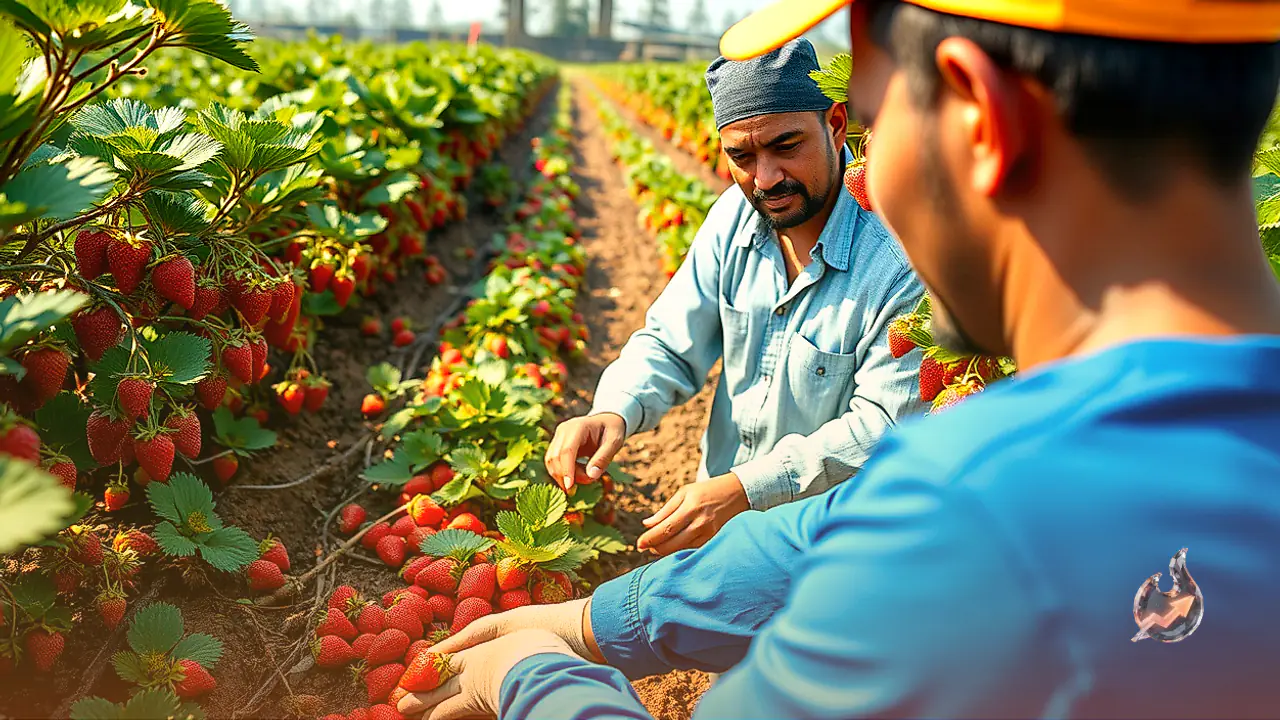 Strawberry Growers in Palamu Turn to Smart Mulching Techniques to Cut Input Costs and Maximise Yields