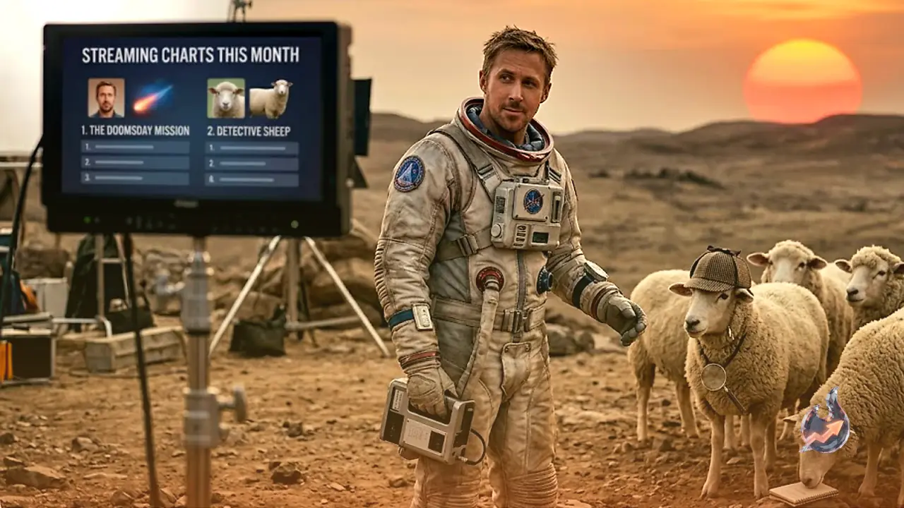 Ryan Gosling's Doomsday Mission And A Flock Of Detective Sheep Are Ruling Streaming Charts This Month