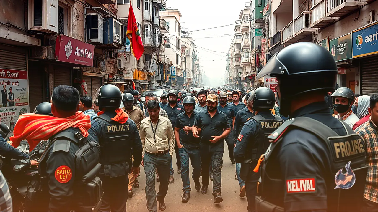 Stringent Security Measures in Delhi Avert Widespread Street Unrest Seen in European Capitals