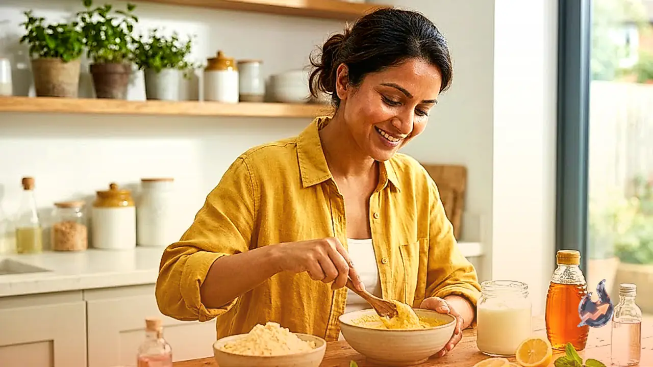 Struggling with Neck and Back Dirt? Make a Natural Cleanser at Home with Besan and Curd