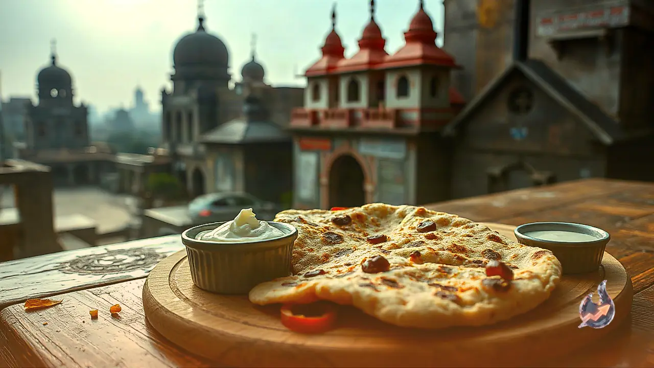 Boost Morning Protein Intake With Savoury Gram Flour and Paneer Stuffed Flatbread