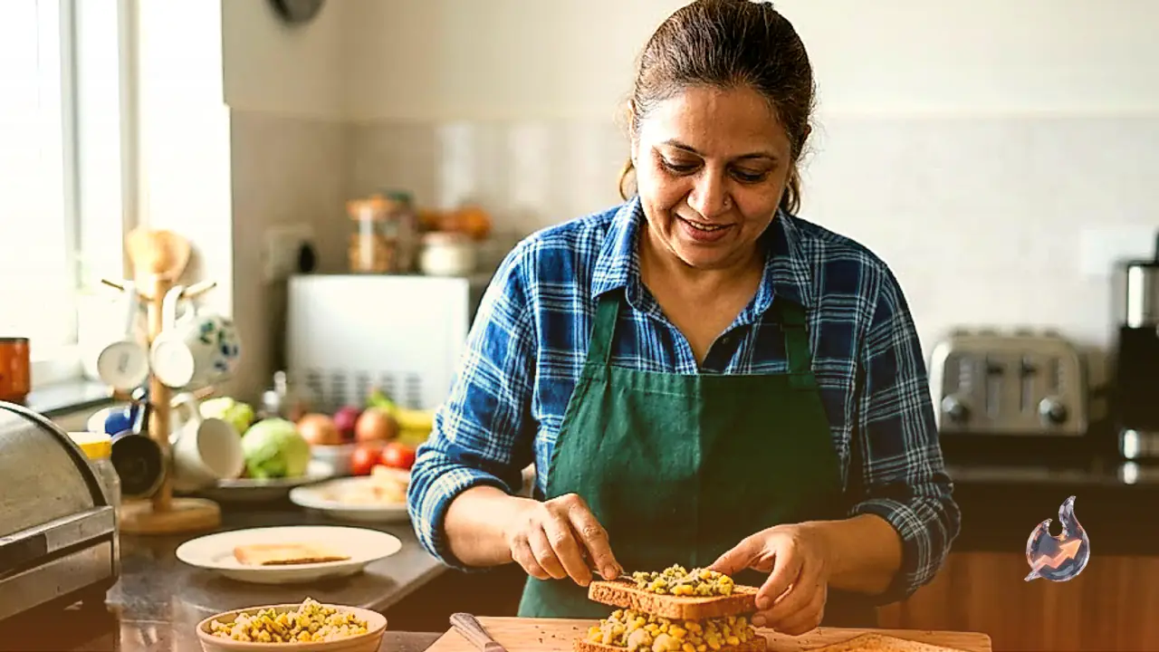 सुबह के नाश्ते में बनाएं टेस्टी आलू पनीर कॉर्न सैंडविच, मिनटों में तैयार होती है यह आसान रेसिपी