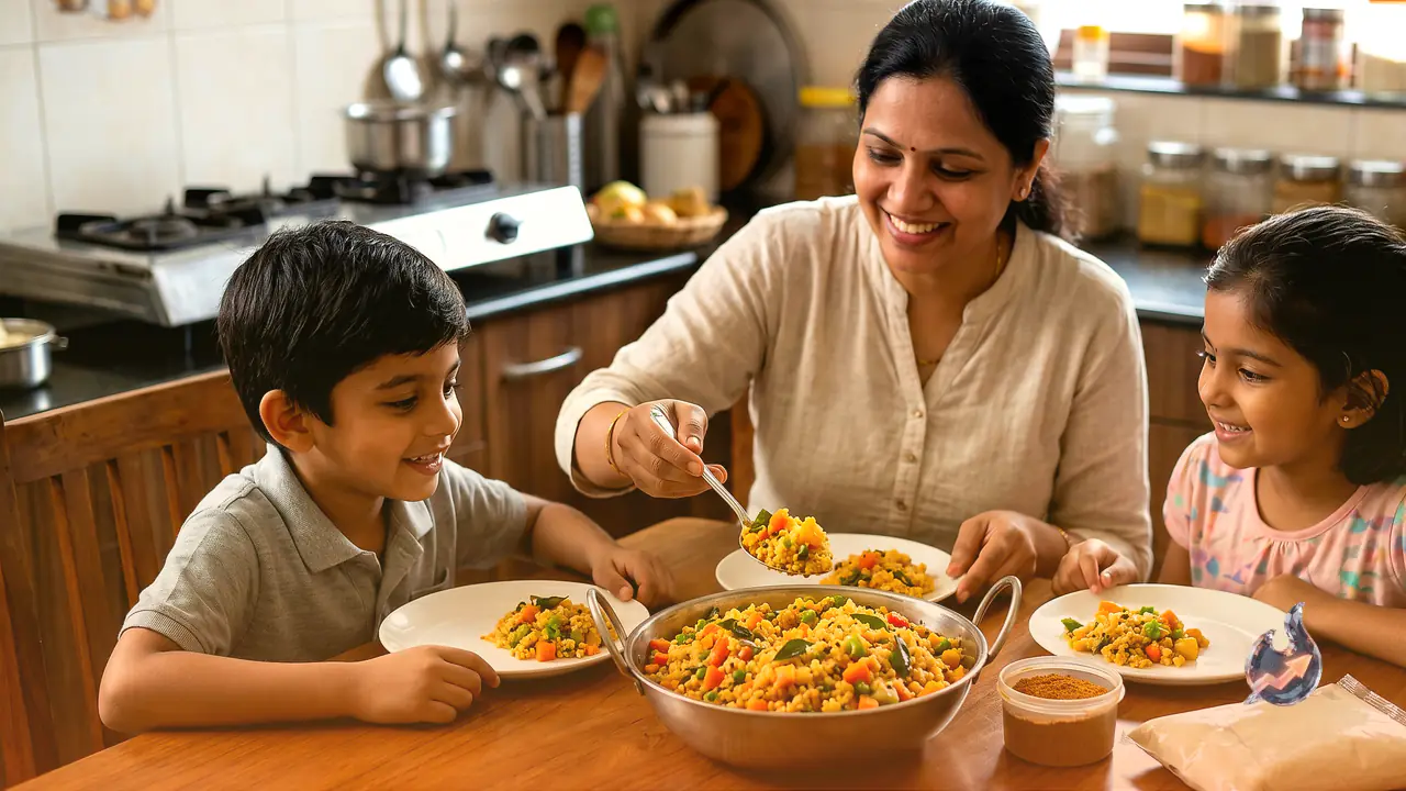 Bored of Poha and Paratha? Make a Sambar Masala Vegetable Upma With Semolina in Just 10 Minutes