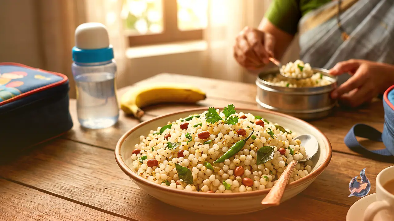 सुबह के नाश्ते से लेकर बच्चों के टिफिन तक, हर दाना अलग और खिला-खिला बनाने वाली नमकीन साबूदाना खिचड़ी की पूरी रेसिपी