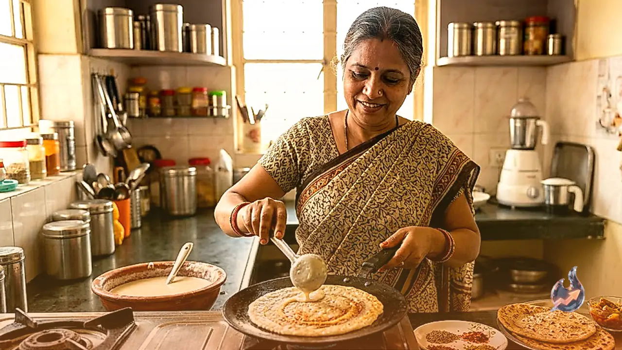 Quick Liquid Batter Paratha for Busy Mornings: Easy Recipe Without Need for Separate Curry