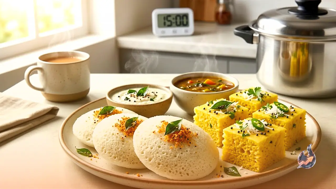 Sooji Idli and Dhokla Are Ready in Just 15 Minutes, Here's the Full Recipe