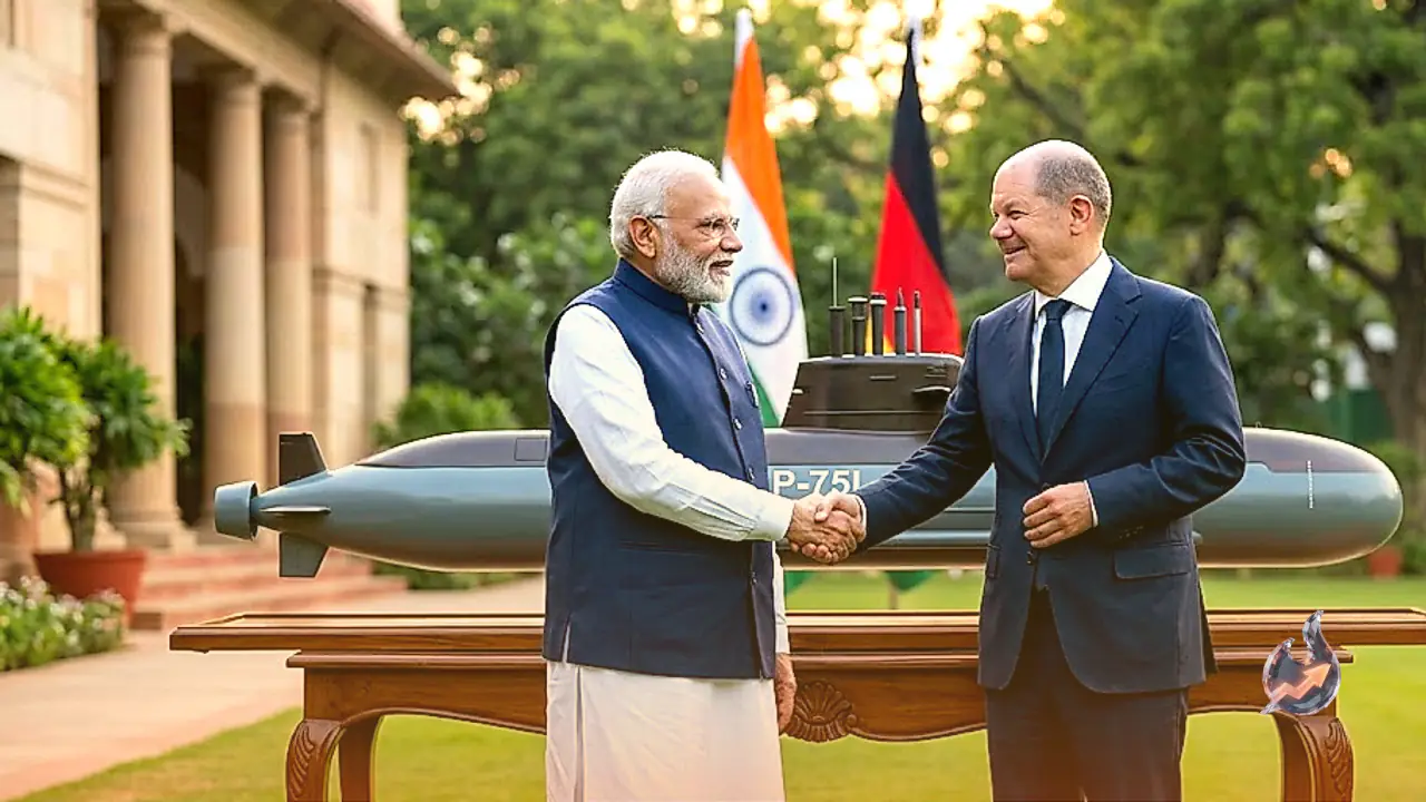 Submarine Power Boost: India and Germany Set to Finalize Massive ₹90,000 Crore Defense Deal in August