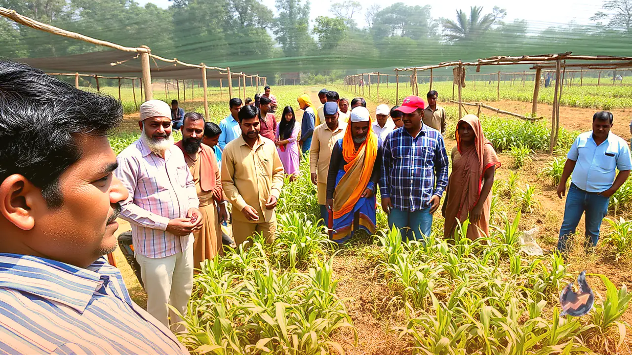 Successful Makhana Cultivation Trial Opens New Avenues for Farmers in Bhojpur
