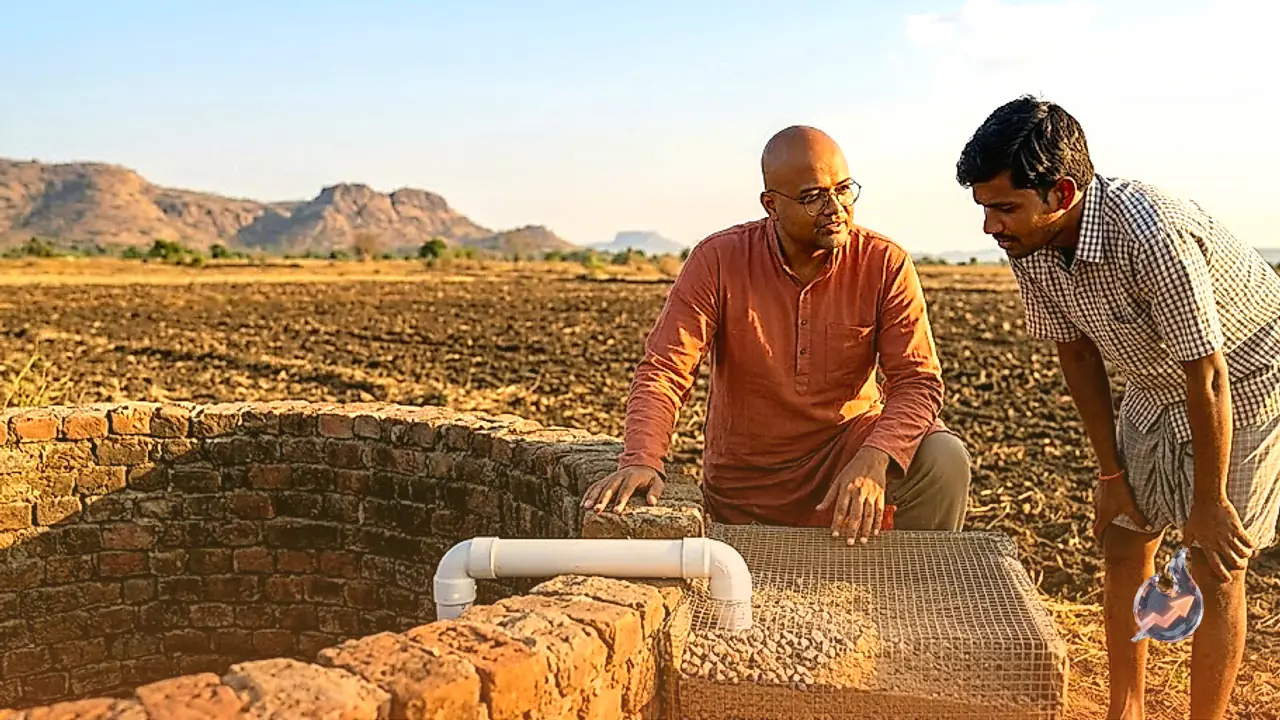 Reviving Dried Borewells: A Smart Low-Cost Solution for Farmers