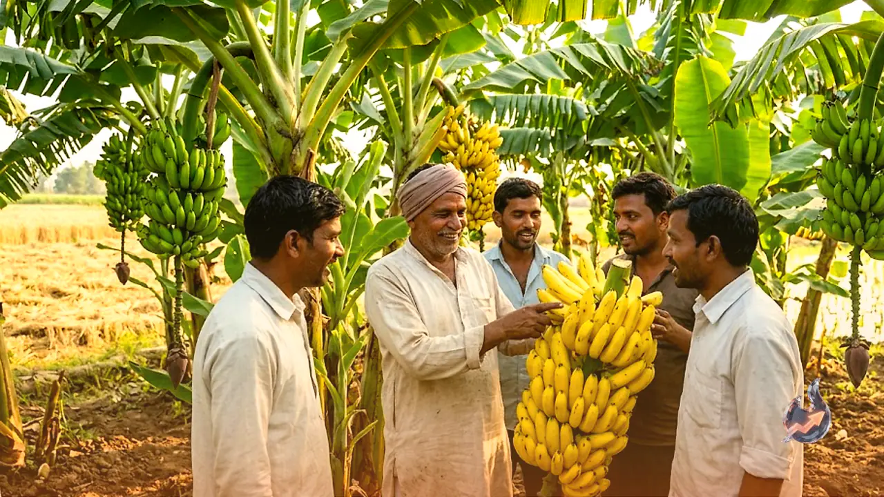 Beyond Wheat and Paddy: How Five Sultanpur Farmers Unlocked Massive Profits Through Banana Cultivation