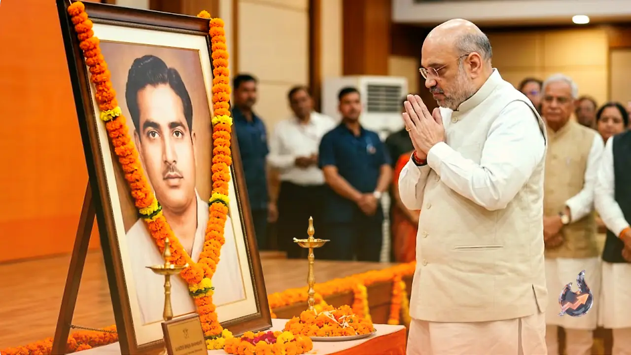 Amit Shah Pays Tribute to Sunder Singh Bhandari, Founding Member of Jana Sangh, on His Death Anniversary