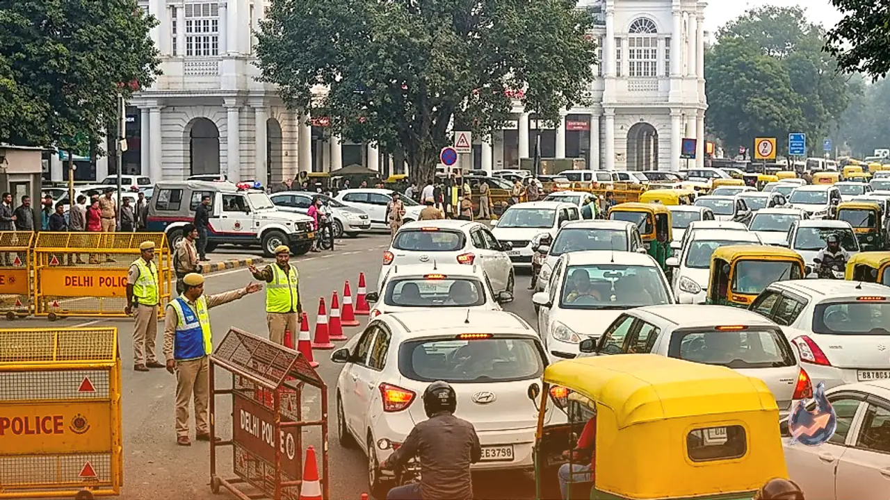 Sunday Traffic Diversions Across Thirty Routes In Central Delhi Amid Protest Call