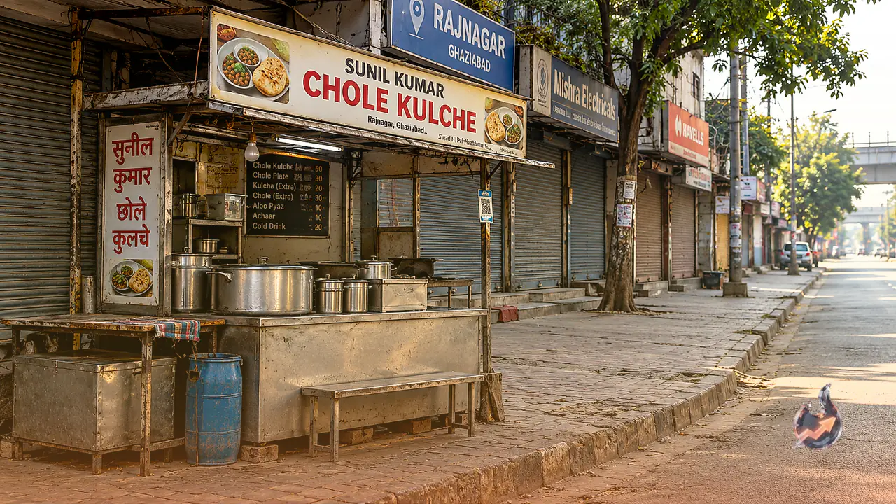गाजियाबाद के राजनगर में सुनील कुमार के छोले-कुलचे का अनोखा स्वाद, 90 रुपये में मिलती है एक प्लेट