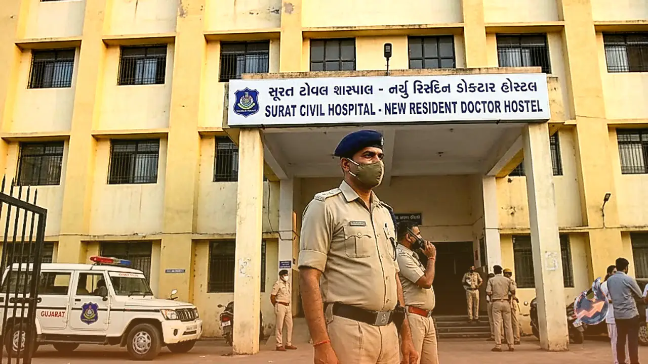 Resident Doctor Found Dead in Surat Civil Hospital Hostel Room Amid Ragging Allegations
