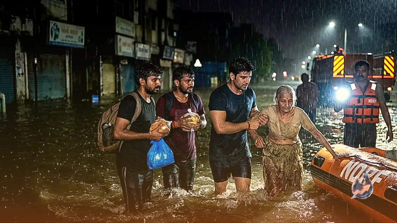 Midnight Flood Threat Looms Over Surat Amid IMD Red Alert: Creeks Overflow, 200 Evacuated in Valsad