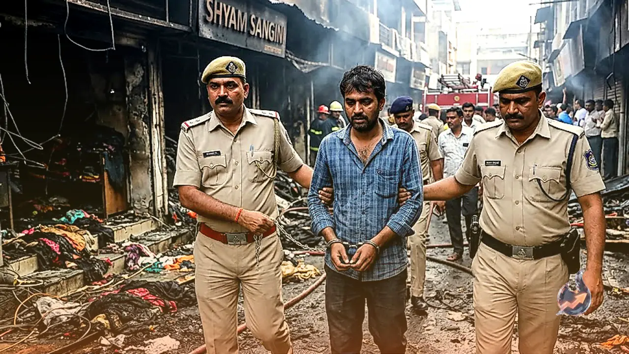 सूरत में बकाया 10 हजार रुपये के विवाद में पूर्व मुनीम ने लगाई आग, 24 करोड़ रुपये का कपड़ा जलकर खाक