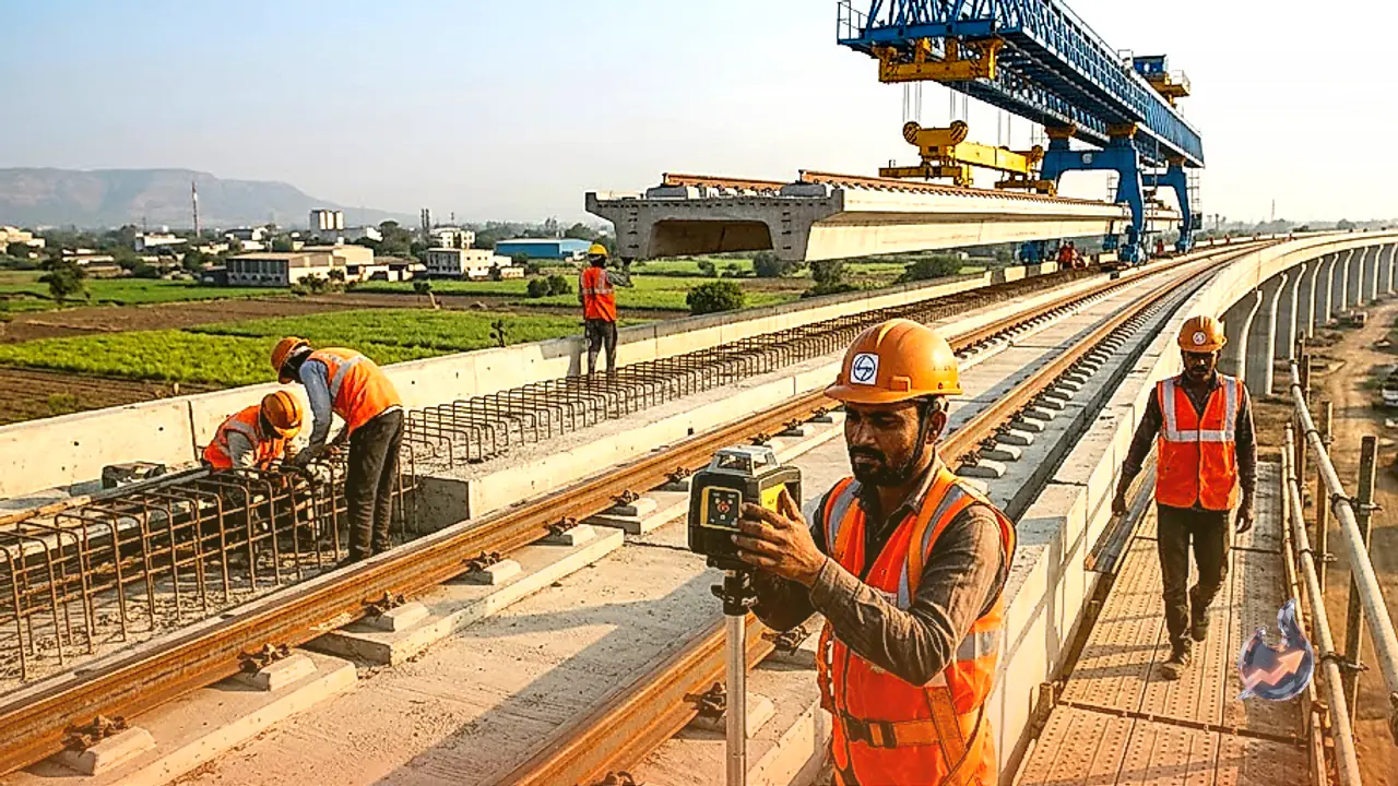 Surat to Vapi High Speed Rail Stretch Nears Completion Ahead of Spring Trial Runs