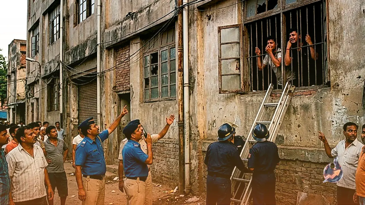 Bizarre burglary attempt in Surat as trapped thieves cry for help after losing their way