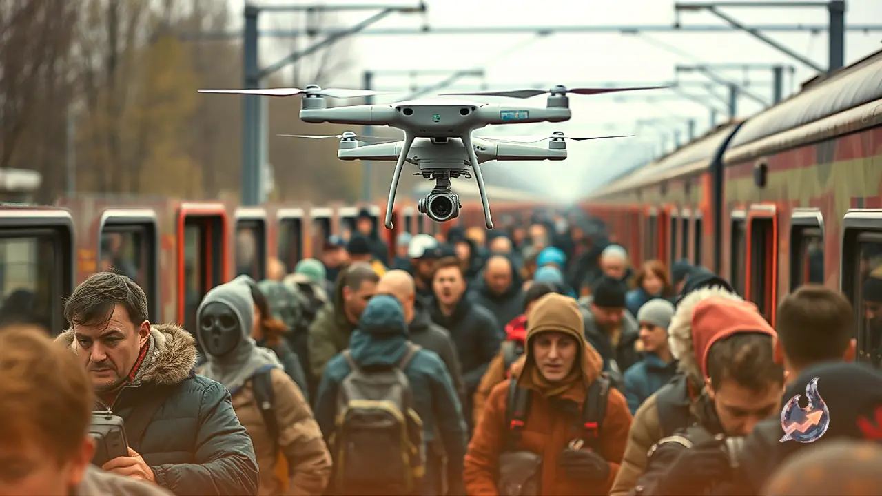 Surging Drone Strikes on Moving Trains Force Mass Evacuations Across Ukraine