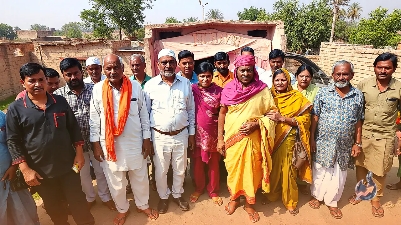 Surgyan Kanwar Elected Sarpanch in Nagaur's Dadhwada Village, Union Minister Gajendra Singh Shekhawat's Mother-in-Law Secures Victory