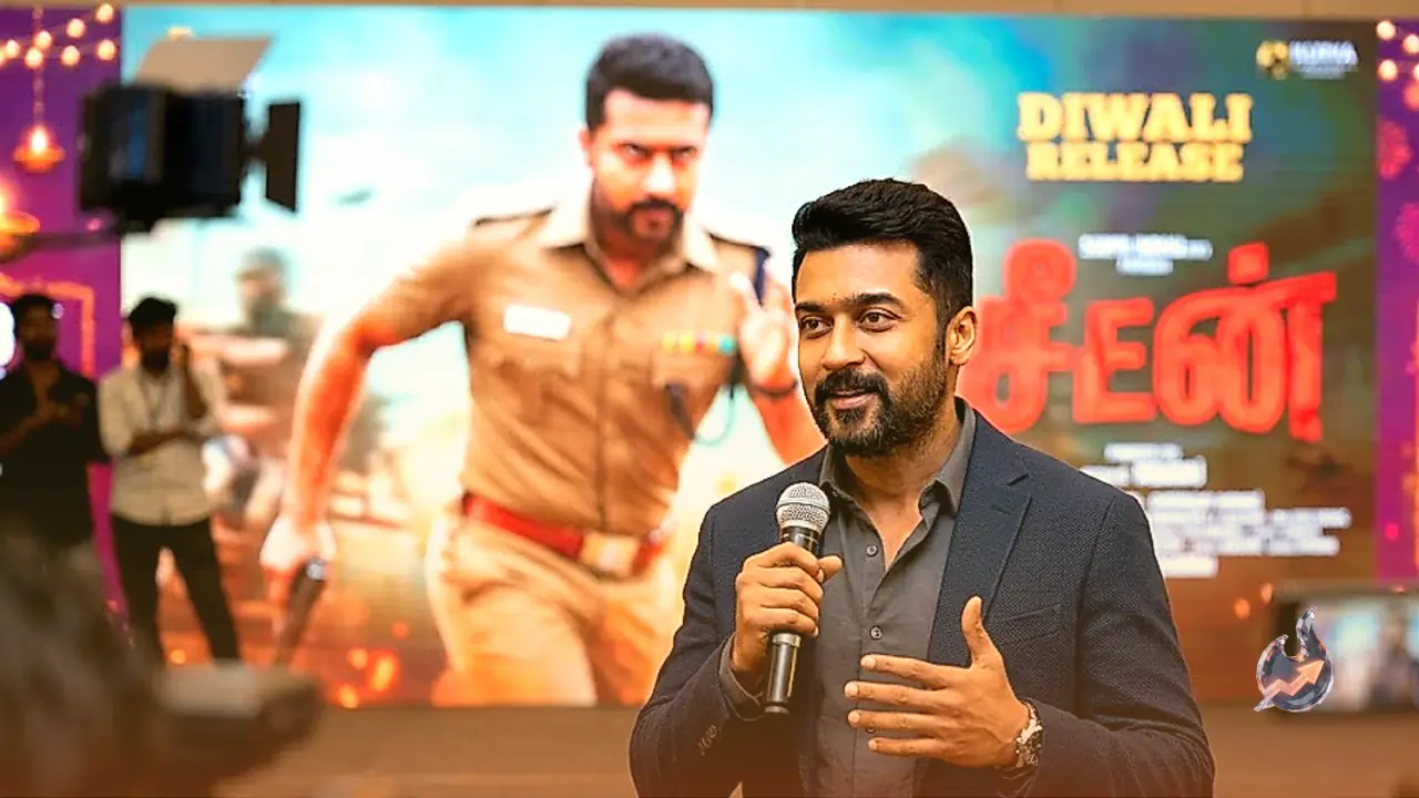 Suriya Unveils First Look as Cop in New Film Seen Releasing This Diwali