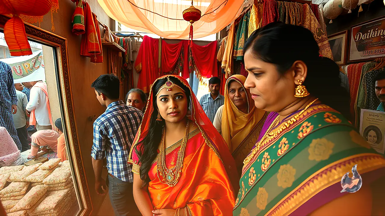 Surprise Your Spouse This Karwa Chauth With Rajasthan's Ajrakh Mirror Work Saree, Now Discounted At Bikaner House In Delhi