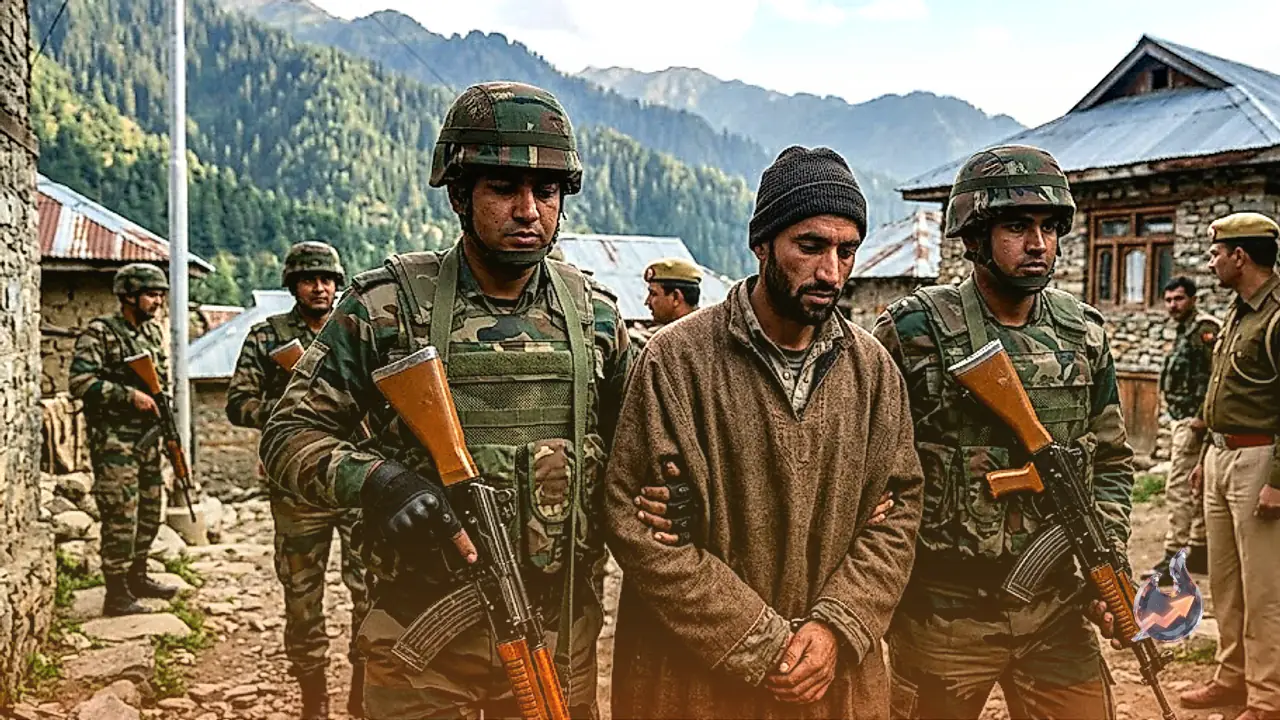Suspect Altaf Held in Doda Over Pakistani Contacts as Search Continues for Three Terrorists in Rajouri