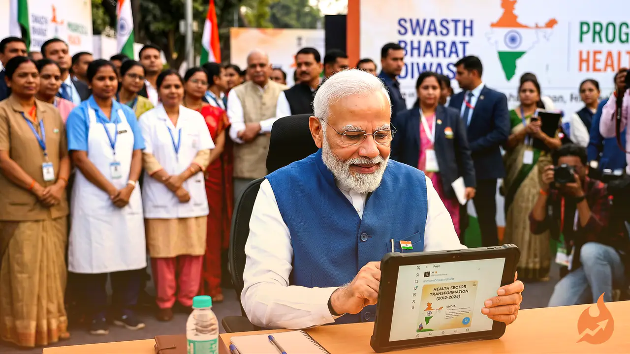 12 Years of a Healthy India: PM Narendra Modi Shares a Glimpse of the Country's Health Sector Shift on X