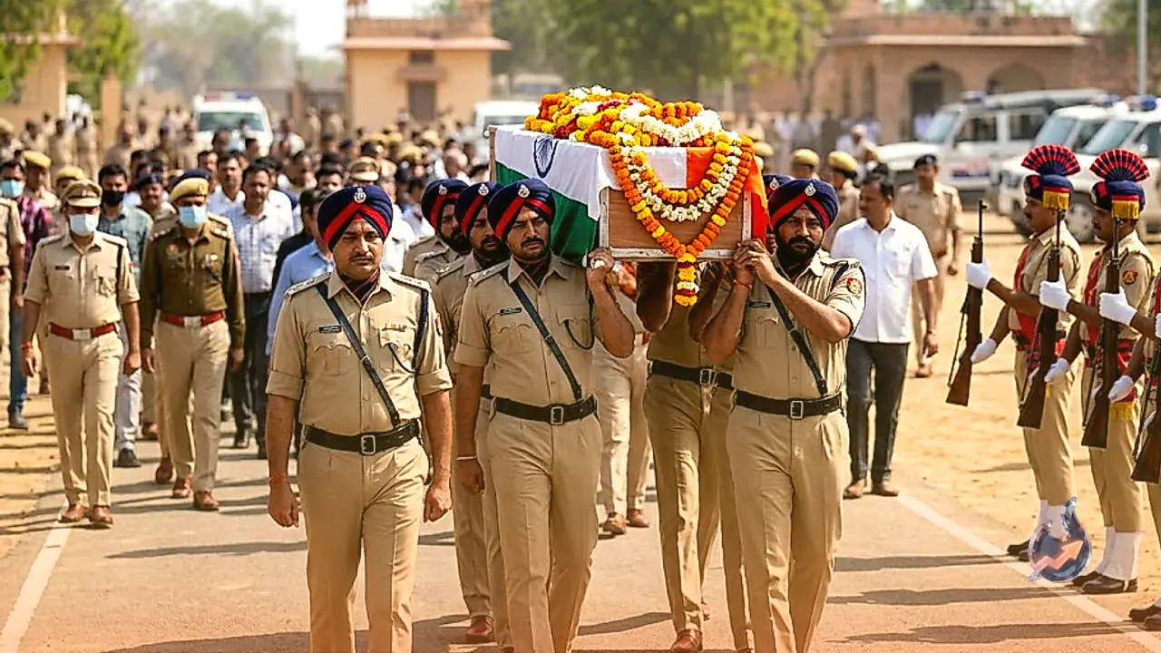 स्वास्थ्य बिगड़ने से पुलिस अधिकारी रणवीर सिंह की मौत, सीकर में राजकीय सम्मान संग दी विदाई