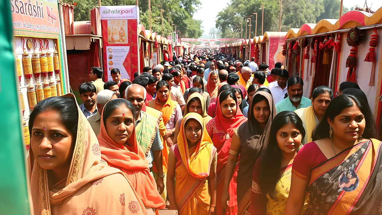 Swadeshi Art And Craft Fair Opens At Jawahar Kala Kendra In Jaipur With Nationwide Sarees And Handicrafts