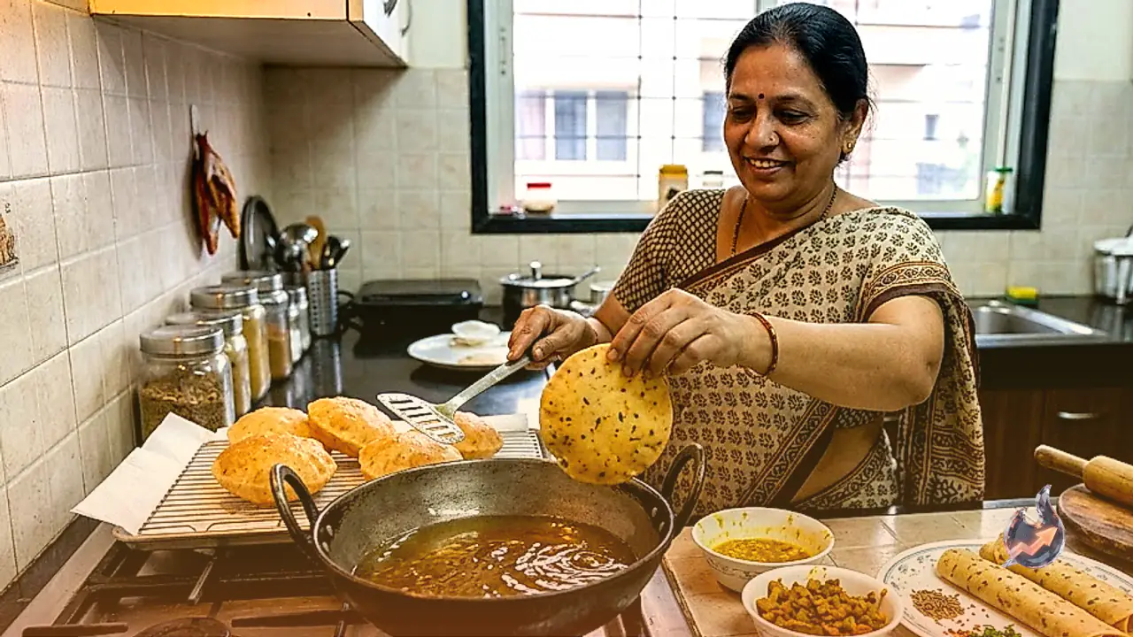 Use Leftover Dal and Sabzi to Make Crispy Masala Pooris with This Simple Step-by-Step Recipe
