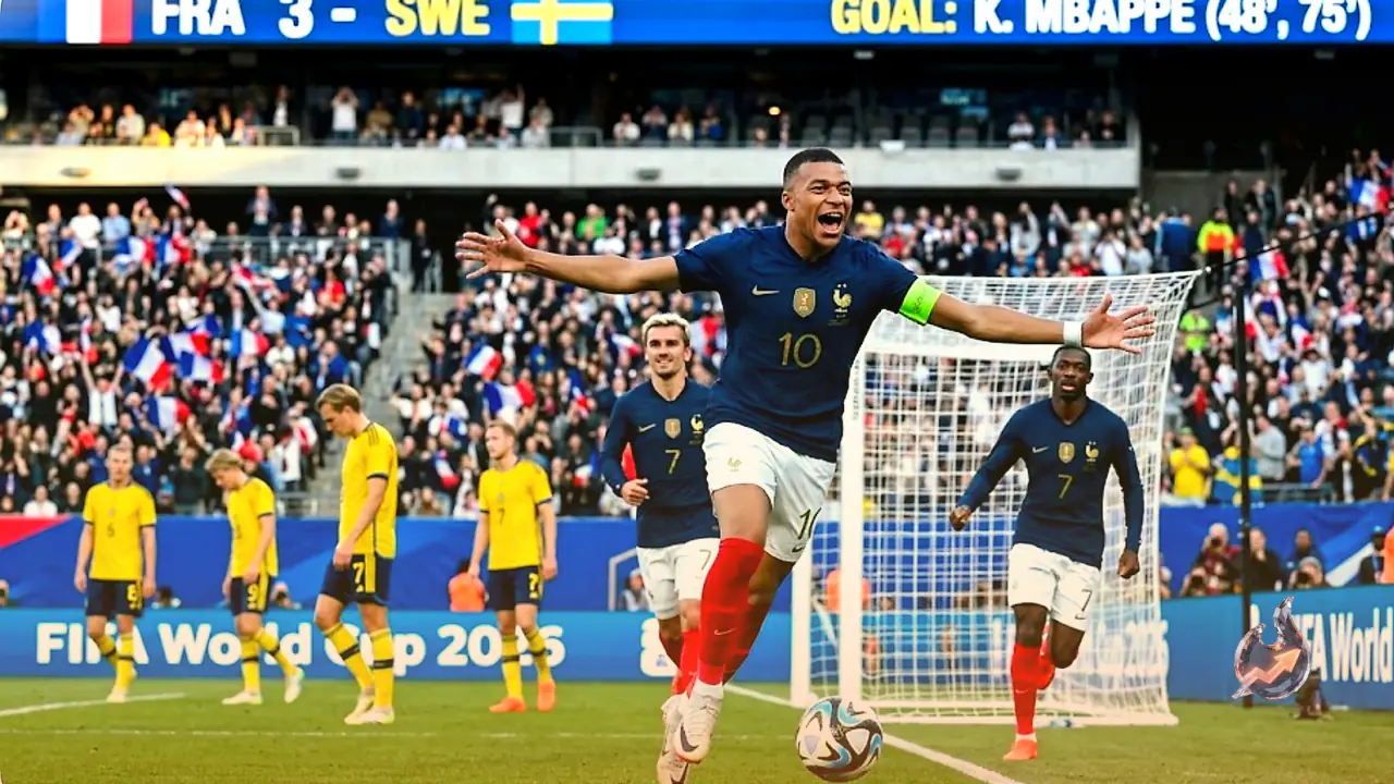 Mbappé's Brace Fires France Past Sweden as Les Bleus Cruise into FIFA World Cup 2026 Round of 16