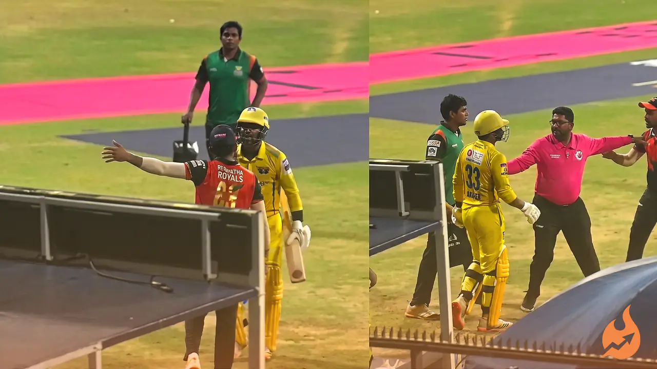 Tempers Boil Over in T20 Mumbai League Final as Tushar Deshpande and Gaurav Jathar Clash; Video Goes Viral