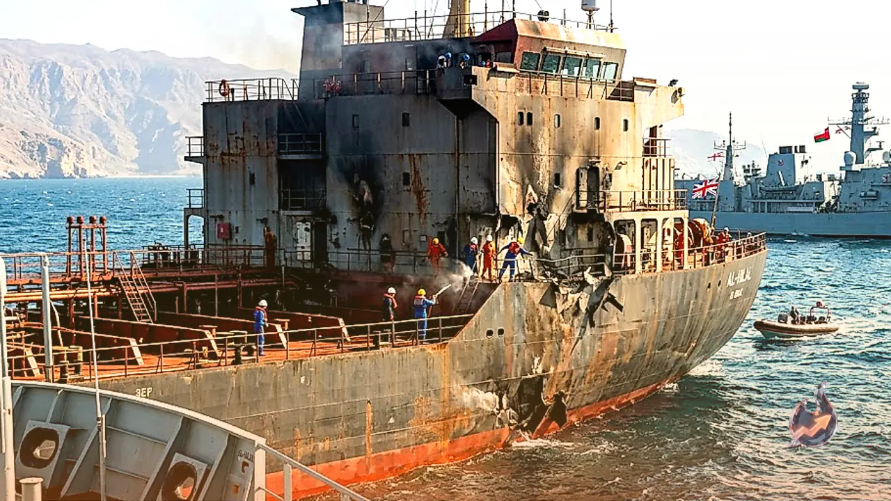 Tanker Struck by Three Projectils off Oman During Strait of Hormuz Transit, UKMTO Says