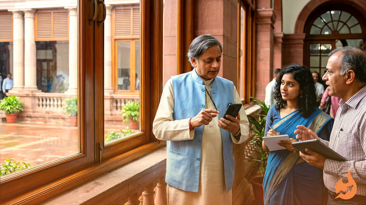Shashi Tharoor Shares Tech-Future Thread on X, Sparking Fierce Debate on AI and India's Readiness