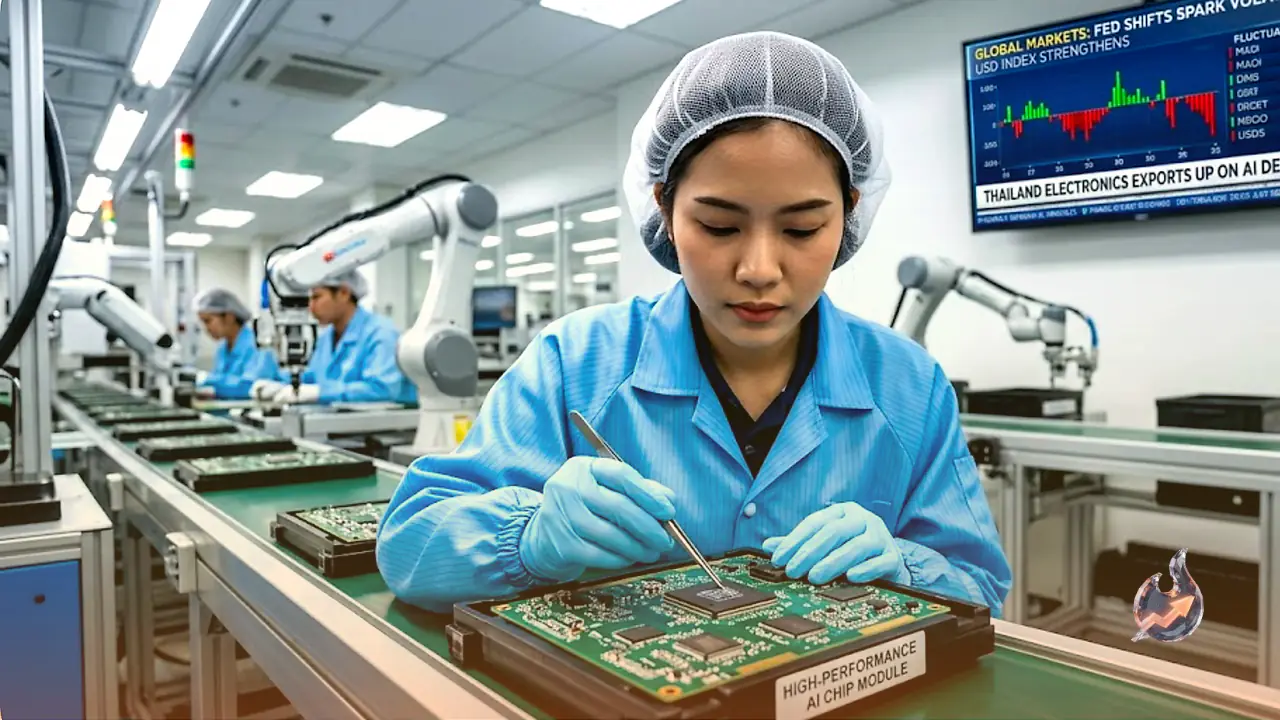 Tech Boom Powers Thai Exports While Federal Reserve Shifts Spark Global Market Volatility