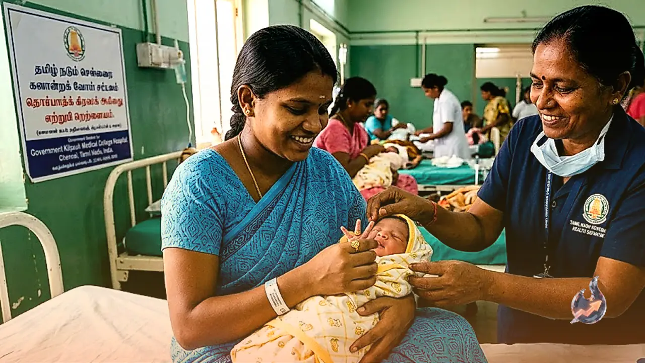 तमिलनाडु के सरकारी अस्पतालों में जन्म लेने वाले बच्चों को मिलेगा एक ग्राम सोने का छल्ला