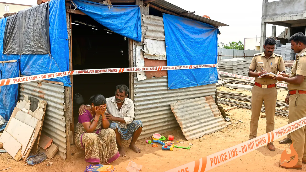 Tamil Nadu Horror: Three-Year-Old Lured With a Biscuit, Dies After Alleged Assault; Bihar Migrant Worker Arrested