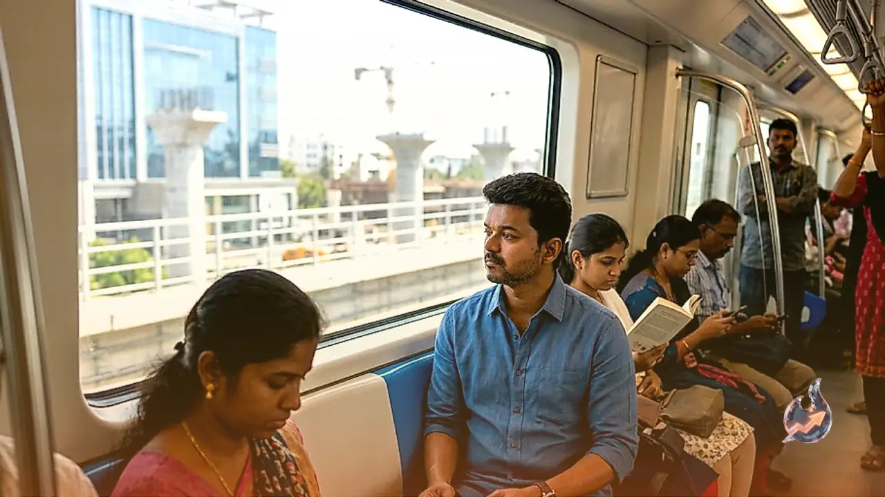 Tamil Nadu Chief Minister C Joseph Vijay Boards Chennai Metro as Common Commuter, Reviews Phase 2 Projects