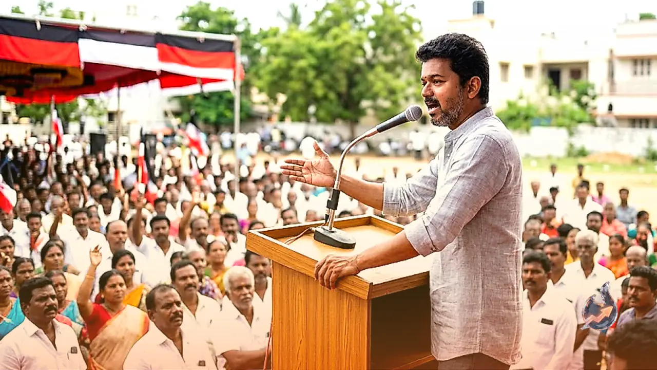 No Place for Dynastic Rule in Tamil Nadu Governance, Says CM Vijay in Dharapuram By-Election Address