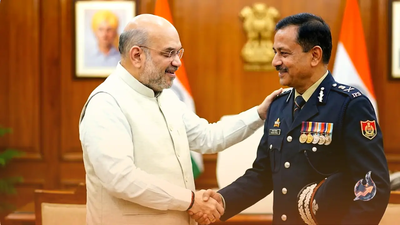 Amit Shah Appreciates Tapan Deka on His Retirement